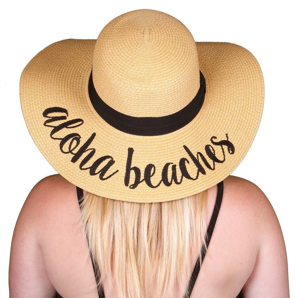 Aloha Beaches C.C Floppy Beach Hat
